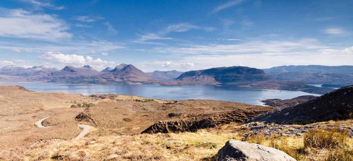 Loch Torridon and mountains