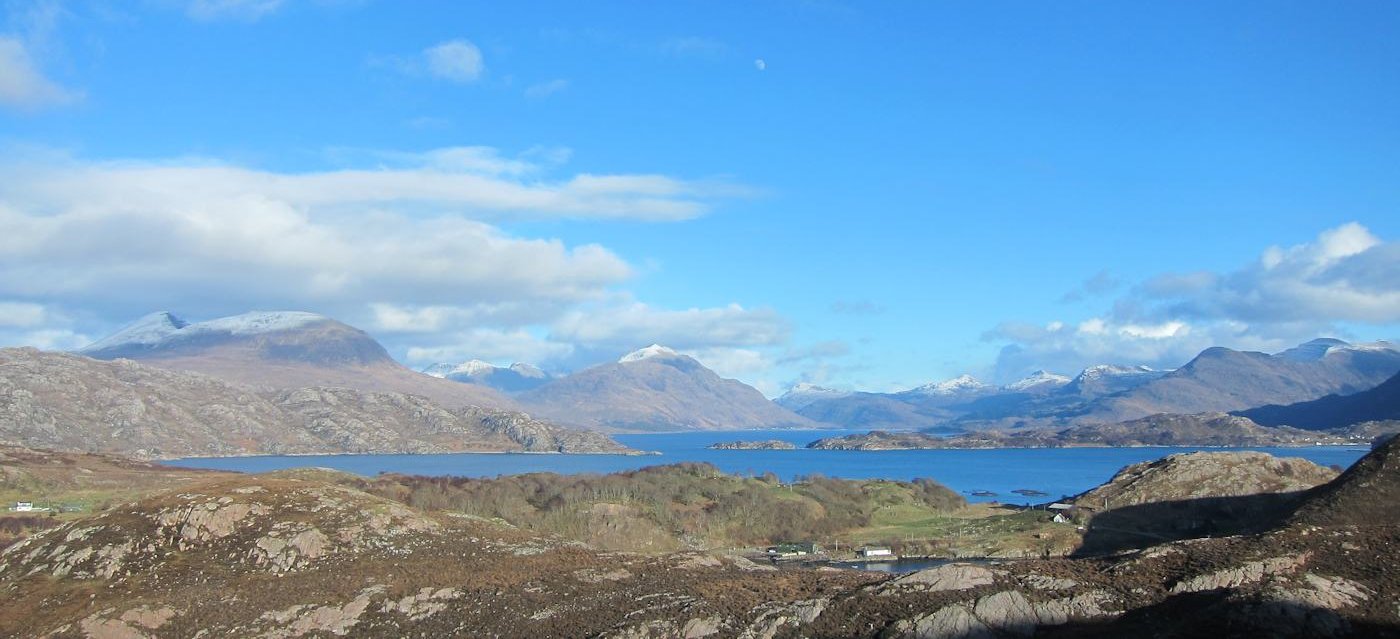 Loch Torridon and mountains